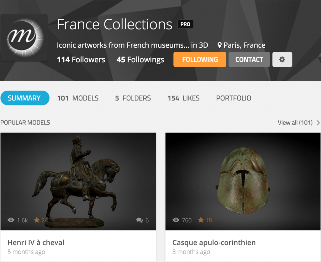 Museum Spotlight: France Collections and 3D